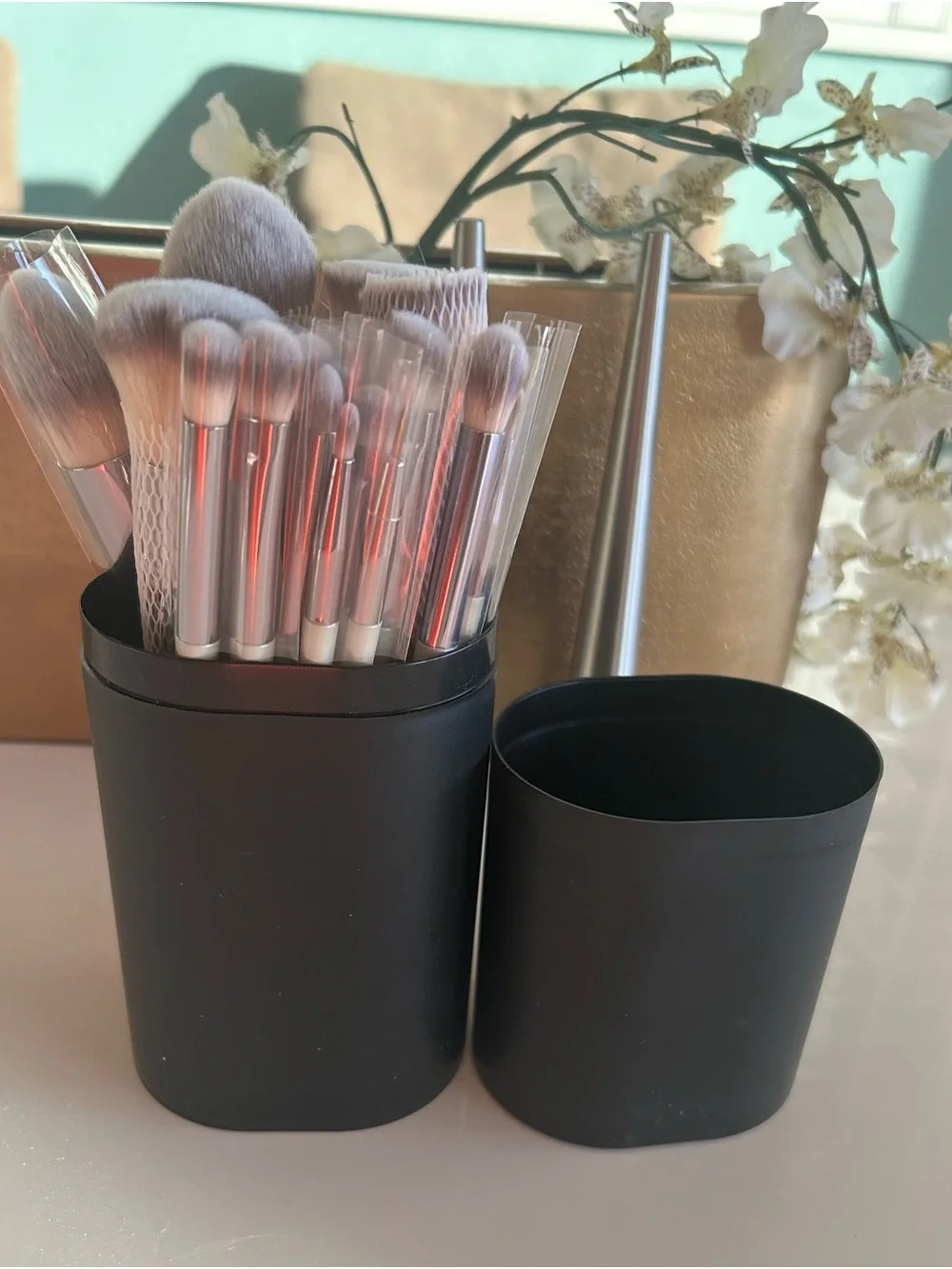 Makeup Brushes & Organizer Holder